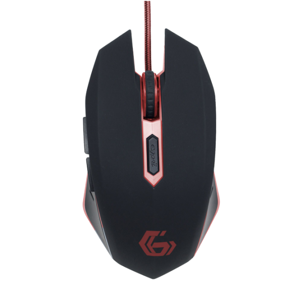 Mouse Gembird MUSG-001-R USB/ Black photo 1