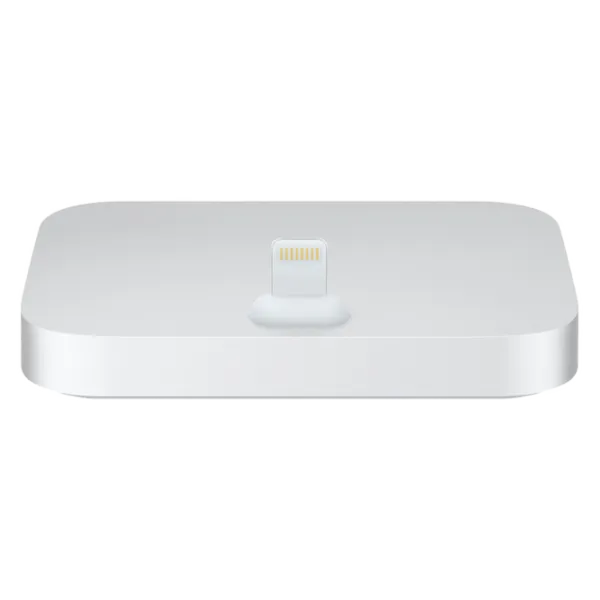 Încărcător GSM Apple iPhone Lightning Dock Cu fir/ Silver photo 1 Încărcător GSM Apple iPhone Lightning Dock Cu fir/ Silver photo 1