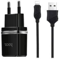 Сетевой адаптер Hoco C12 2.4 А/ Черный