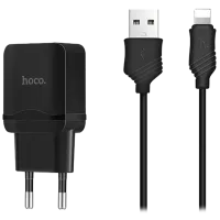 Сетевой адаптер Hoco C22A 2.4 А/ Черный