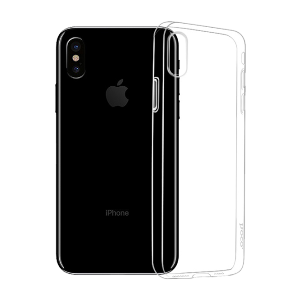 Husa Apple iPhone XS Hoco Back/ TPU/ Transparent White photo 1