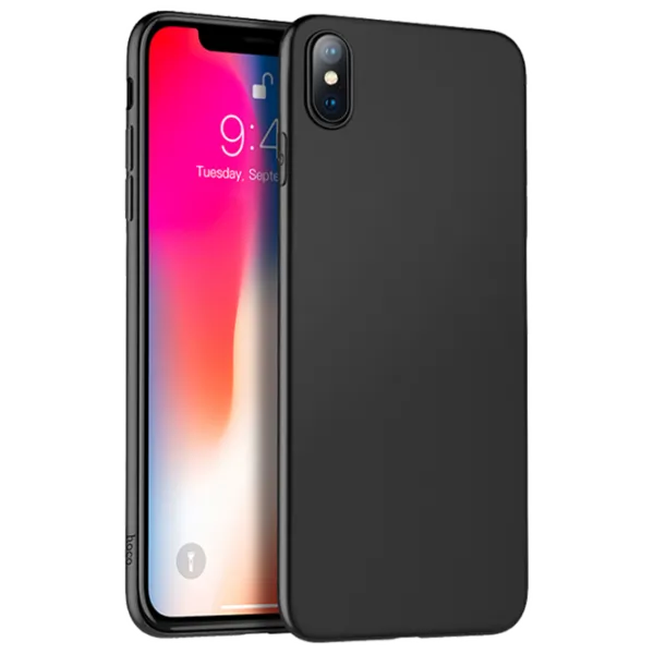 Чехол для смартфона Apple iPhone XS Hoco/ Back/ TPU/ Черный photo 1 Чехол для смартфона Apple iPhone XS Hoco/ Back/ TPU/ Черный photo 1