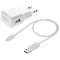 Сетевое зарядное устройство Samsung ETA-U90EWE microUSB 2 A/ Белый