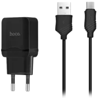 Сетевой адаптер Hoco C22A 2.4 А/ Черный