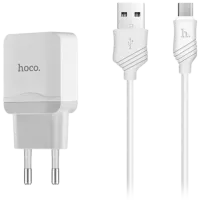 Сетевой адаптер Hoco C22A 2.4 А/ Белый