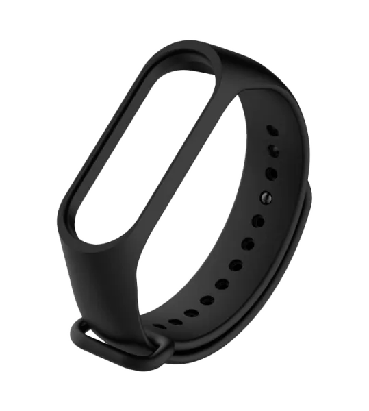 Bratara Mi Band 3/Mi Band 4 Silicon Xiaomi Black 19.8 mm/ Black photo 1 Bratara Mi Band 3/Mi Band 4 Silicon Xiaomi Black 19.8 mm/ Black photo 1