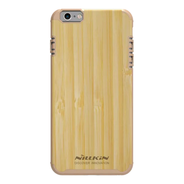 Husa Apple iPhone 6/6S Plus Nillkin Back/ Bamboo/ Gold photo 1