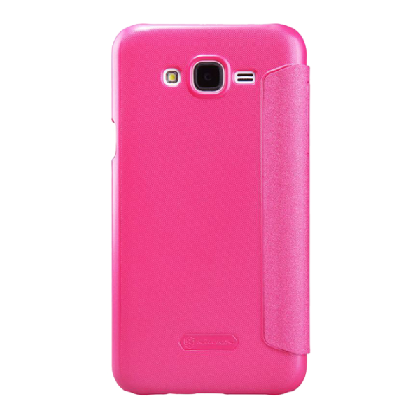 Husa Samsung Galaxy J5 Nillkin Flip Cover/ Leather/ Red photo 1