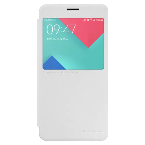 Husa Samsung Galaxy A7 Nillkin Flip Cover/ Leather/ White photo 1