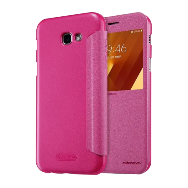 Husa Samsung Galaxy A3 (2017) Nillkin Flip Cover/ Leather/ Red photo 1