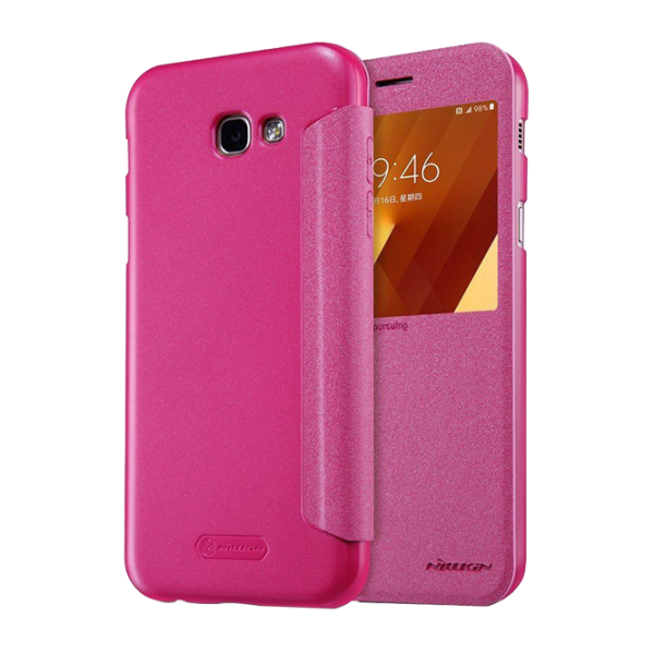 Husa Samsung Galaxy A3 (2017) Nillkin Flip Cover/ Leather/ Red photo 1