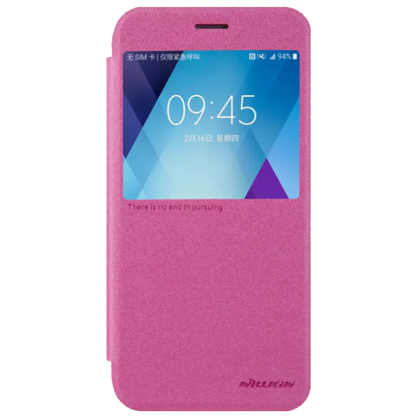 Чехол для смартфона Samsung Galaxy A5 (2017) Nillkin/ Flip Cover/ Кожа/ Красный photo 1