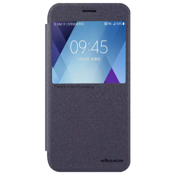 Чехол для смартфона Samsung Galaxy A5 (2017) Nillkin/ Flip Cover/ Кожа/ Черный photo 1