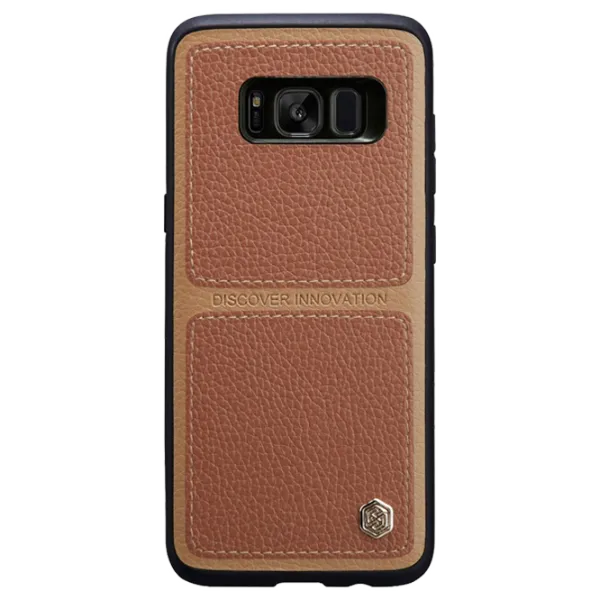 Чехол для смартфона Samsung Galaxy S8 Plus Nillkin/ Back/ TPU/ PC/ Черный Коричневый photo 1