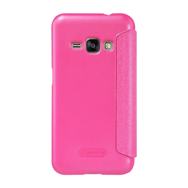 Husa Samsung Galaxy J1 Nillkin Flip Cover/ Leather/ Red photo 1