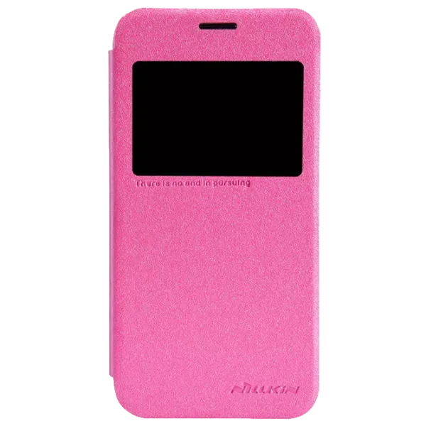 Husă pentru smartphone Samsung Galaxy S5 Mini Nillkin/ Flip Cover/ Piele/ Pink photo 1