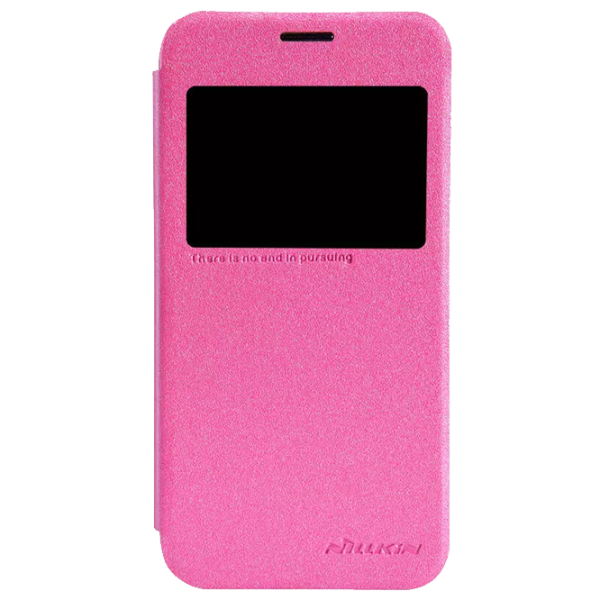 Husă pentru smartphone Samsung Galaxy S5 Mini Nillkin/ Flip Cover/ Piele/ Pink photo 1