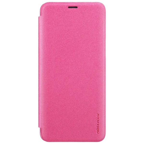 Чехол для смартфона Samsung Galaxy S9 Plus Nillkin/ Flip Cover/ Кожа/ Розовый photo 1
