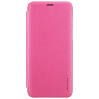 Чехол для смартфона Samsung Galaxy S9 Plus Nillkin/ Flip Cover/ Кожа/ Розовый