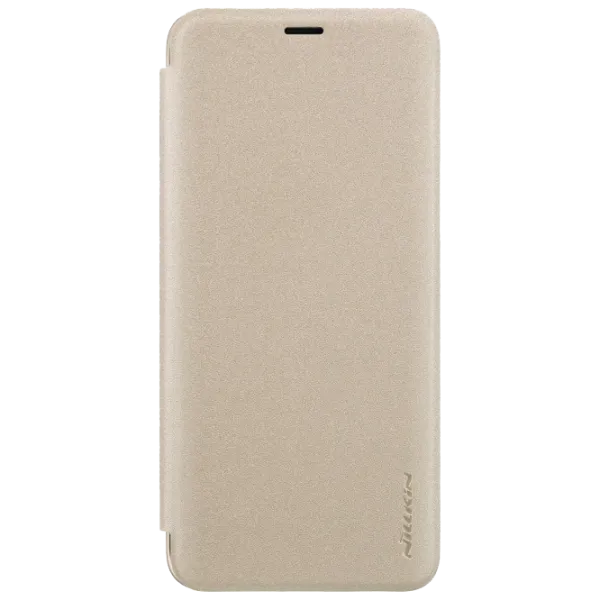 Чехол для смартфона Samsung Galaxy S9 Plus Nillkin/ Flip Cover/ Кожа/ Золотой photo 1