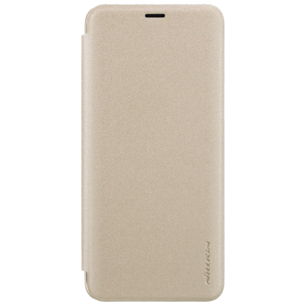 Чехол для смартфона Samsung Galaxy S9 Plus Nillkin/ Flip Cover/ Кожа/ Золотой photo 1