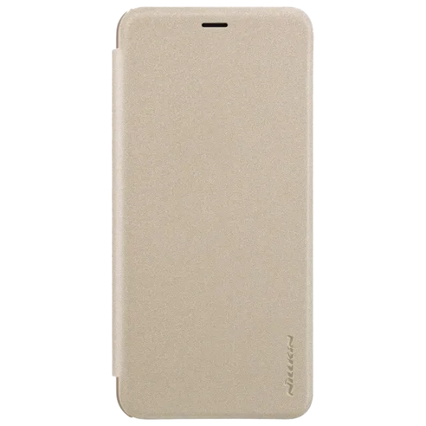Чехол для смартфона Samsung Galaxy J6 (2018) Nillkin/ Flip Cover/ Экокожа/ Золотой photo 1