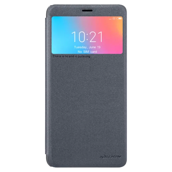 Husa Xiaomi Redmi 6 Nillkin Flip Cover/ Leather/ Black photo 1