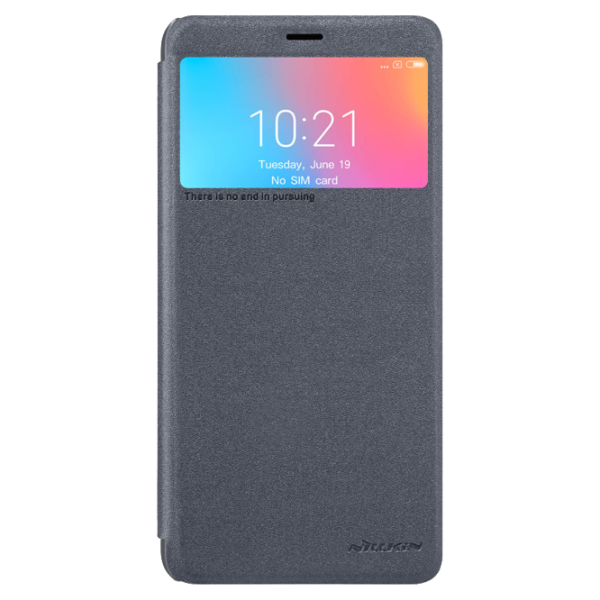 Husa Xiaomi Redmi 6 Nillkin Flip Cover/ Leather/ Black photo 1