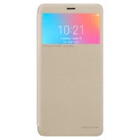 Husa Xiaomi Redmi 6 Nillkin Flip Cover/ Leather/ Gold