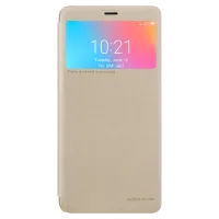 Чехол для смартфона Xiaomi Redmi 6A Nillkin/ Flip Cover/ Кожа/ Золотой