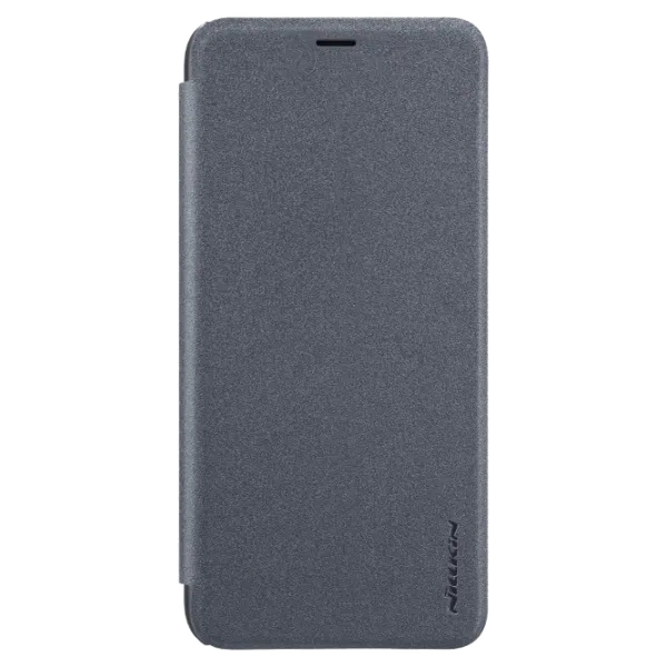 Husa Samsung Galaxy A6 Plus (2018) Nillkin Flip Cover/ Leather/ Black photo 1