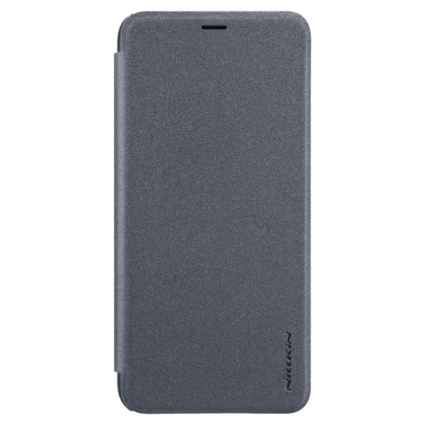Husa Samsung Galaxy A6 Plus (2018) Nillkin Flip Cover/ Leather/ Black photo 1