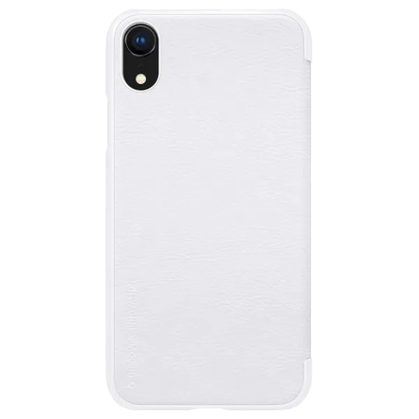 Husă pentru smartphone Apple iPhone XR Nillkin/ Book Cover/ Piele/ White photo 1