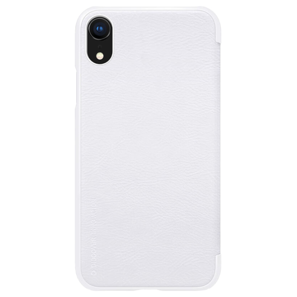 Husă pentru smartphone Apple iPhone XR Nillkin/ Book Cover/ Piele/ White photo 1