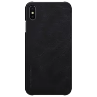 Чехол для смартфона Apple iPhone XS Max Nillkin/ Чехол книжка/ Кожа/ Черный