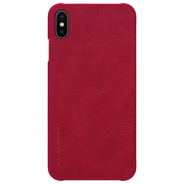 Чехол для смартфона Apple iPhone XS Max Nillkin/ Чехол книжка/ Кожа/ Красный photo 1