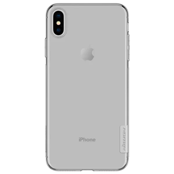 Husă pentru smartphone Apple iPhone XS Max Nillkin/ Back/ TPU/ Gray Transparent photo 1