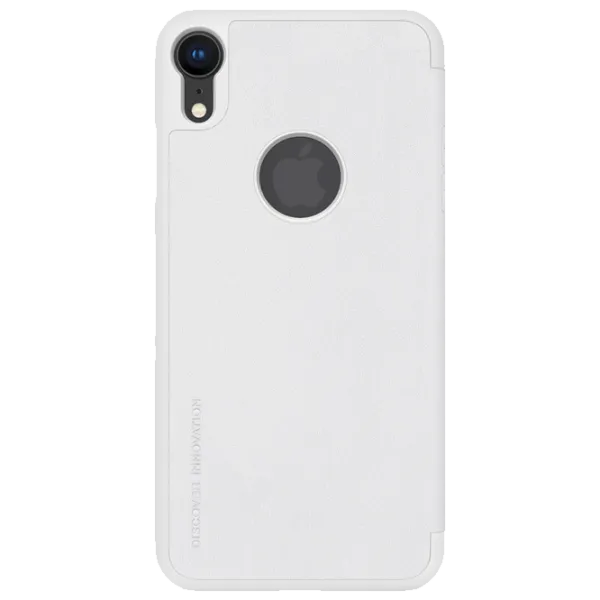 Чехол для смартфона Apple iPhone XR Nillkin/ Чехол книжка/ Кожа/ Белый photo 1