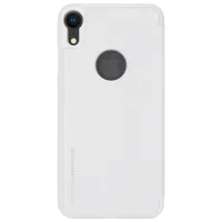 Чехол для смартфона Apple iPhone XR Nillkin/ Чехол книжка/ Кожа/ Белый