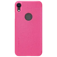 Чехол для смартфона Apple iPhone XR Nillkin/ Чехол книжка/ Кожа/ Розовый
