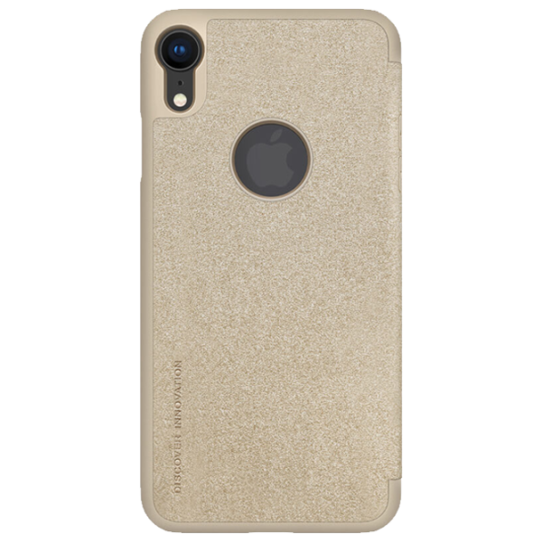 Чехол для смартфона Apple iPhone XR Nillkin/ Чехол книжка/ Кожа/ Золотой photo 1