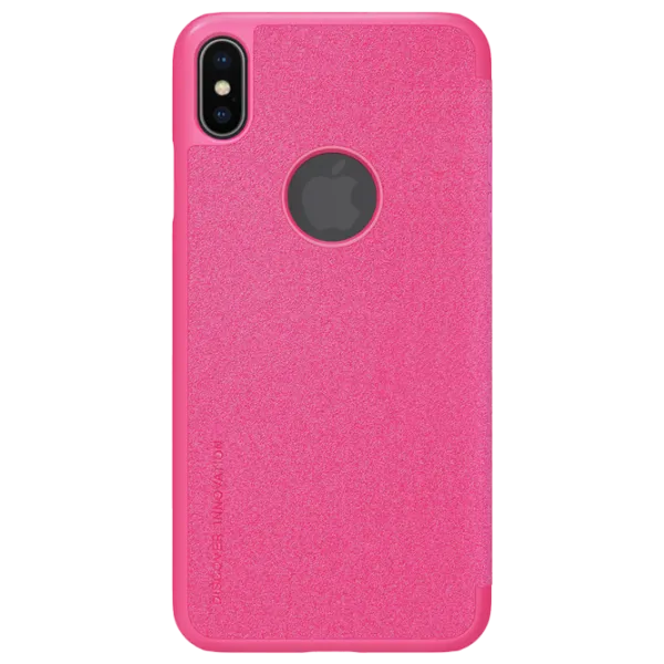 Чехол для смартфона Apple iPhone XS Nillkin/ Чехол книжка/ Кожа/ Розовый photo 1