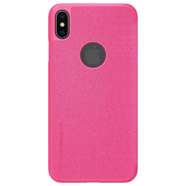 Чехол для смартфона Apple iPhone XS Nillkin/ Чехол книжка/ Кожа/ Розовый photo 1