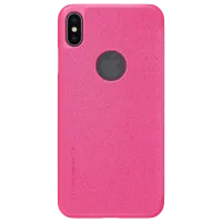 Чехол для смартфона Apple iPhone XS Nillkin/ Чехол книжка/ Кожа/ Розовый
