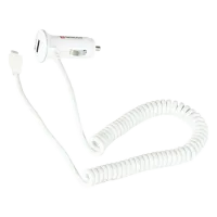 Зарядное устройство SKross Автомобильный/ 2.1A/ Белый