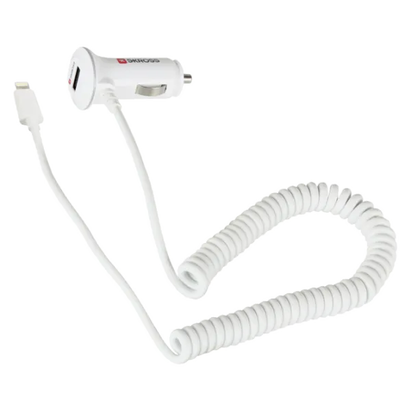 Зарядное устройство SKross Автомобильный/ 2.1A/ Белый photo 1 Зарядное устройство SKross Автомобильный/ 2.1A/ Белый photo 1