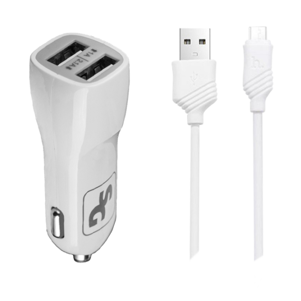 Зарядное устройство Screen Geeks Автомобильный/ 2A/ Белый photo 1 Зарядное устройство Screen Geeks Автомобильный/ 2A/ Белый photo 1