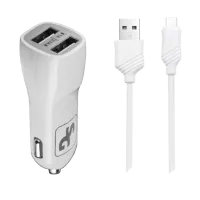 Зарядное устройство Screen Geeks Автомобильный/ 2A/ Белый