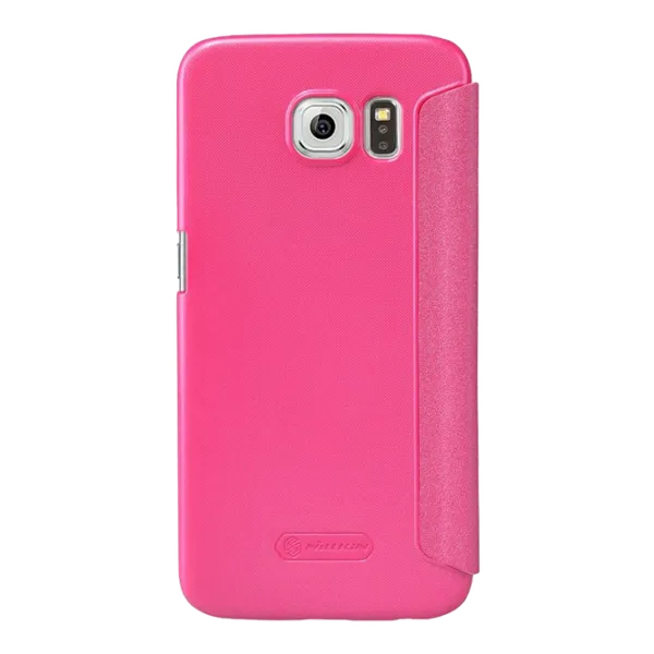Husa Samsung Galaxy S6 Nillkin Flip Cover/ Leather/ Red photo 1