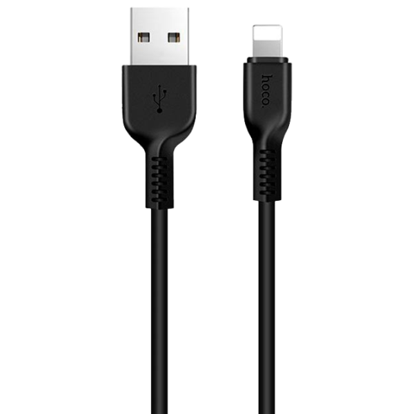Cablu pentru telefon X20 Hoco USB Type-A + Lightning 1 m/ Black photo 1